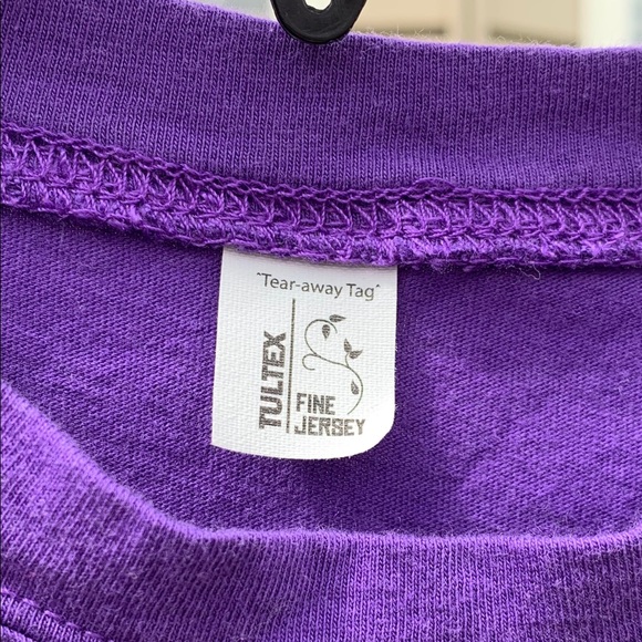 🛍 Outer Banks Tultex Purple Tee Shirt - Picture 2 of 4